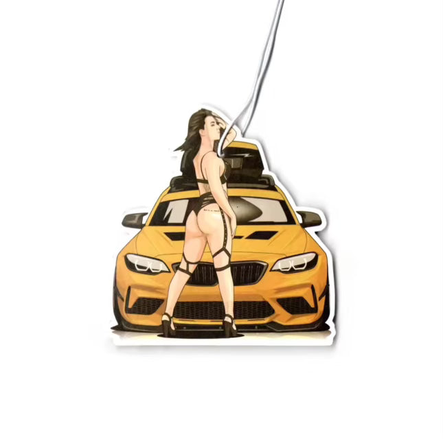BMW F87 M2 Car Air Freshener - Peachy Peach